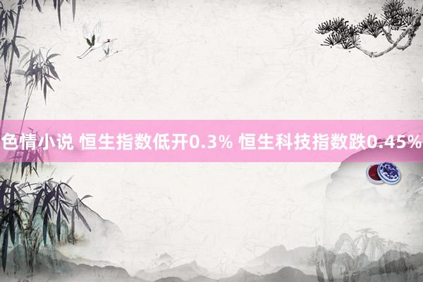 色情小说 恒生指数低开0.3% 恒生科技指数跌0.45%