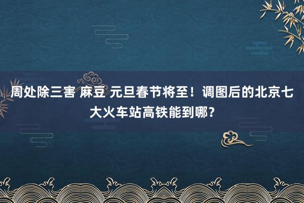周处除三害 麻豆 元旦春节将至！调图后的北京七大火车站高铁能到哪？