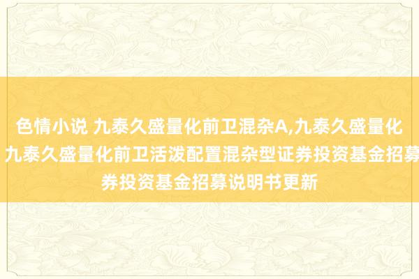 色情小说 九泰久盛量化前卫混杂A,九泰久盛量化前卫混杂C: 九泰久盛量化前卫活泼配置混杂型证券投资基金招募说明书更新
