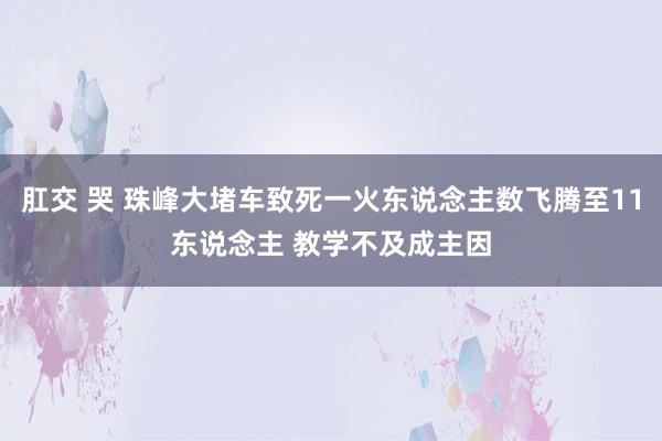 肛交 哭 珠峰大堵车致死一火东说念主数飞腾至11东说念主 教学不及成主因