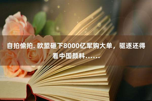 自拍偷拍. 欧盟砸下8000亿军购大单，驱逐还得看中国颜料……