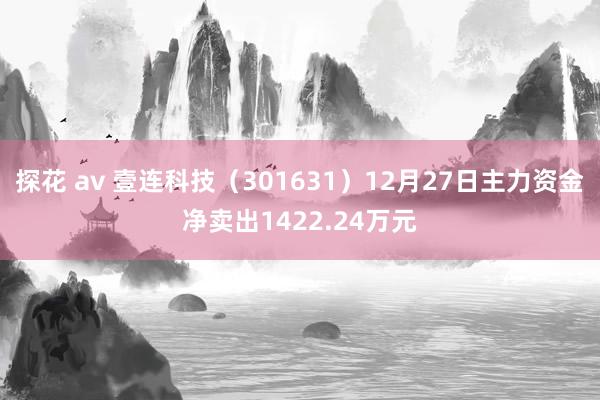 探花 av 壹连科技（301631）12月27日主力资金净卖出1422.24万元