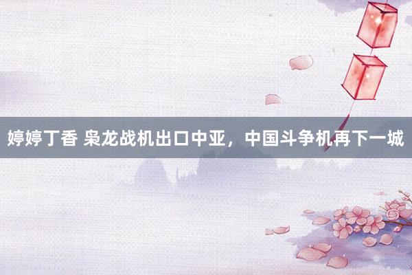 婷婷丁香 枭龙战机出口中亚，中国斗争机再下一城