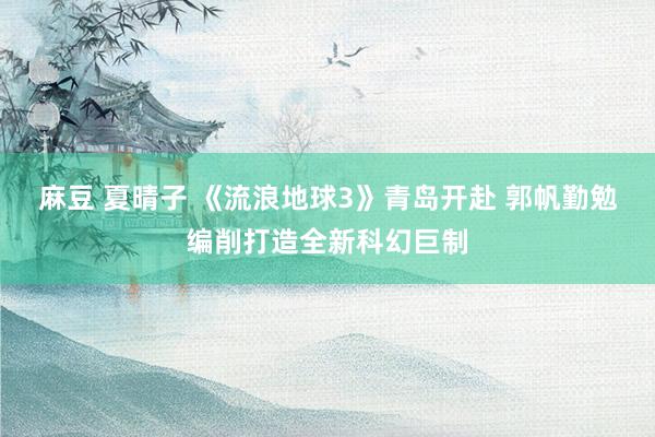 麻豆 夏晴子 《流浪地球3》青岛开赴 郭帆勤勉编削打造全新科幻巨制