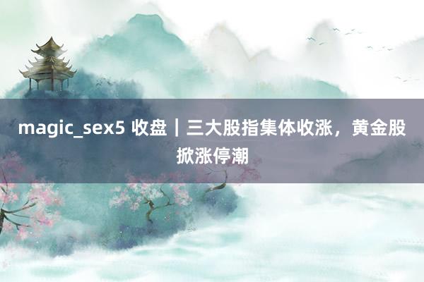 magic_sex5 收盘｜三大股指集体收涨，黄金股掀涨停潮