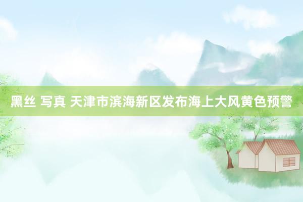 黑丝 写真 天津市滨海新区发布海上大风黄色预警